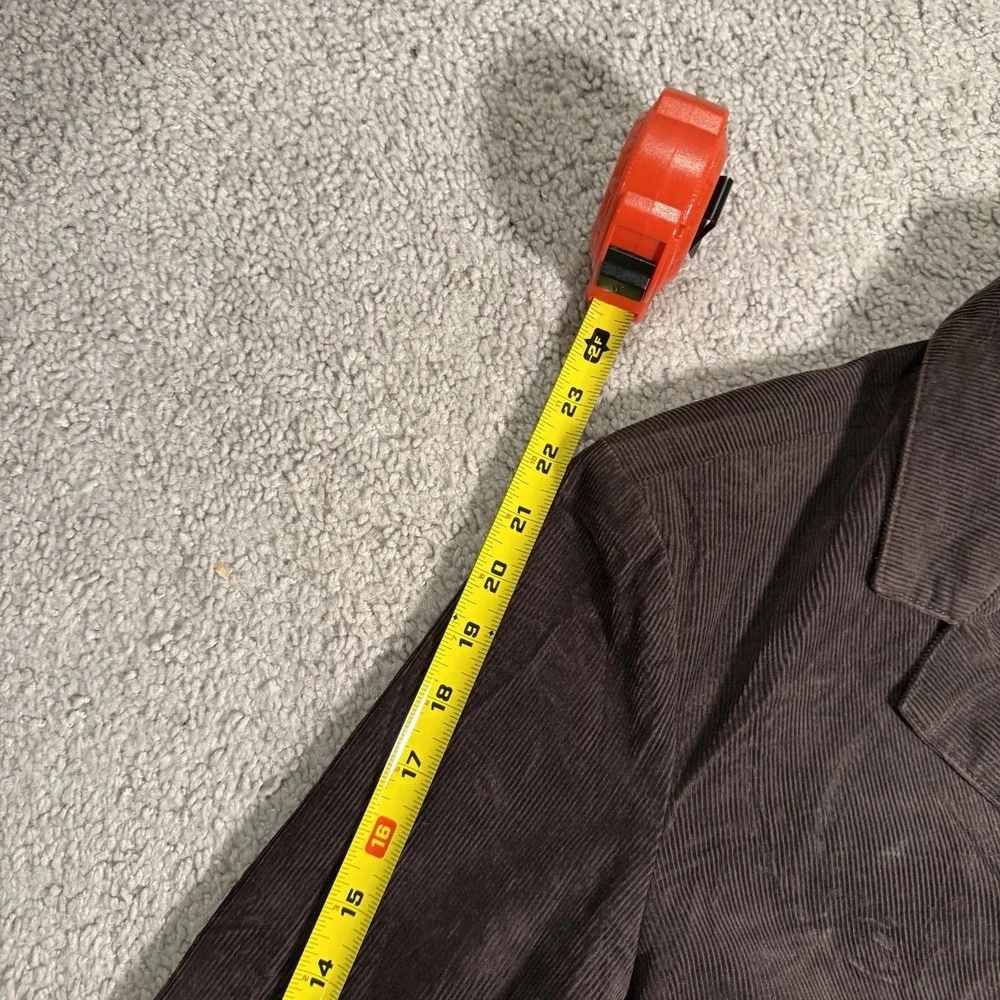 POLO JEANS Co. RALPH LAUREN Women's Brown Corduroy Jacket Size L Preppy - Picture 12 of 14